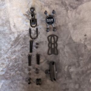 RAM Motorcycle Clutch / Brake Short Mount w/ X-Grip Holder Fits Cell Phones/GPS